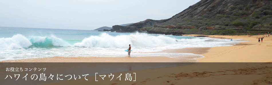 ハワイの島々について【マウイ島】